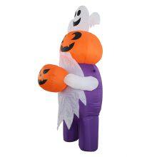 Inflatable Grim Reaper With Inflatable Haunted House – Spooky Halloween Display thumbnail-4