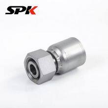 Parker One-Piece Hose Crimp Fittings, Series 43 Crimp Straight Fittings, High-Pressure Hydraulic Tube Crimp Straight Tube Fittings thumbnail-5