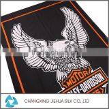 Superior Hand Block Polyester Viscose Badge Print Fabric thumbnail-4