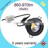 High Quality Innovative CRI90 CE RoHS Approval 9w Led Cob Downlight Supplier's Choice thumbnail-1