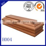 H004 Funeral supplies wood coffin Italy wood casket