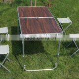 Outdoor Folding Aluminum Picnic Table--2 Setions- With Chairs thumbnail-4