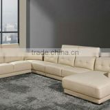 Dubai Sofa Furniture Large Size Leather Sofa U-shaped Corner Leather Sofa American Italian China Furniture Sofa A130-3