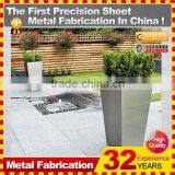 Kindle 2014 New Polychrome Galvanized Oblong Stainless Steel Garden Flower Pots