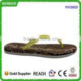 New Cheap Fancy Snake Printed Women Pvc Injection Flip Flop thumbnail-3