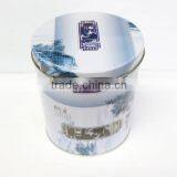 China Import Round Cigarette Tin Box