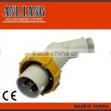 Watertight Taiwan Made Yellow Type Electrical Scuppe 3 Phase Impa Industrial Double Waterproof Iec Industrial Plug 110v