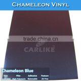 High Quality 1.52x30m Air Bubble Free Chameleon Blue PVC Car Vinyl Roll thumbnail-2