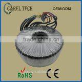 CE ROHS 220V 230V 120V Toroidal Transformer 12V 300VA 600VA, Toroidal Transformer Power Manufacturer China