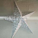 Glitter Printed Paper Star New