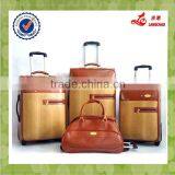 2015 Oil Leather Luggage Travel Trolley Bag thumbnail-1