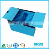moisture resistance household plastic corrugatedcoroplast turnover boxes with divider