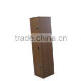 Ningbo CE wood double door locker storage cabinet