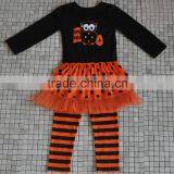 2016 New Arrival Winter Fall Baby Clothing Pumpkin Tops Ruffle Pants Halloween Outfits thumbnail-2