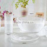 5pcs Fasional Hotsell BPA Free Reusable Plastic Tableware,dinnerware Set thumbnail-1