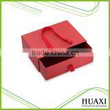 2016 Top Quality Red Paper Cardboard Gift Box With Drawer