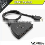 Vision 1.5FT 1080p 3D 3x1 pigtail HDMI switch