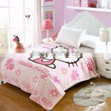 100% Polyester Cartoon Printed Microfiber Coral Fleece Baby Blanket thumbnail-4