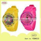 2015 New Design Promotion Colorful Silicone Unisex Watch thumbnail-2