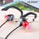 earhook earphone for music sports earphones with volume control mic for mobile phones