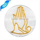 2016 Fashion Blank Twill Fabric Logo Patch Garment Accessories Embroidery Patch to Wholesale