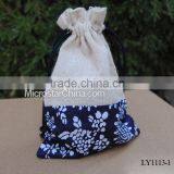10*13cm IN Stock Burlap Christmas Bag for Jewelry thumbnail-2