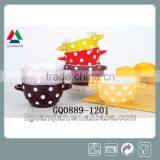 Round Ceramic Stoneware Mugs for Spring thumbnail-1