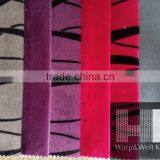 ZJHF-E15 100% Polyester Super Soft Burntout Flocking Fabric for Upholstery Fabric thumbnail-2