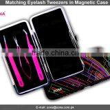 Magnetic Case Eyelash Extension Tweezers / Get Matching Kits Under Your Brand Name From ZONA thumbnail-2