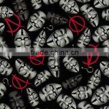 Tsautop 1m/0.5m Width Cartoon Designs V Vendetta Water Transfer Printing Film Hydrographic Film Hydro Printing Film TSSW999