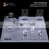 Cutomized Two Layers Multi-function Jewelry Display Shelf