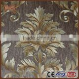 3d effect pvc wallpaper/3d textile paper