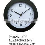 Cheap Round Plastic Wall Clock thumbnail-2
