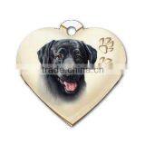 Dog Hangtag,Dog Printed Tag,Dog Heart Shape Tag