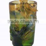 Colored Glaze Crystal Craft Pen Holders thumbnail-1