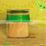 Mint Wooden toothpicks In Transparent jar
