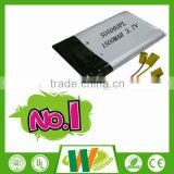 Good quality 3.7v lithium battery, 505060 1500mAh rechargeable battery with BMS