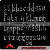 Beautiful Crystal Alphabet Letterr Rhinestone Trimming Designs thumbnail-1