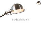 Industrial Wrought Iron Floor Lamp Flexible Long Arm Standing Lamp / Light
