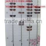 wall mounted sunglasses display;locking spectacles display rack;eyeglasses dispaly shelf