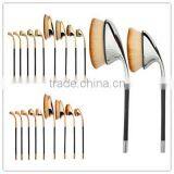 2016 Hot Selling Wholesale Golf Shape 9pcs Oval Brush Makeup thumbnail-3