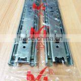 3 Fold 45mm Width Steel Ball Bearing Heavy Duty Drawer Slide thumbnail-4