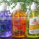 liquid hand soap in different fragrance and color