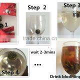 Chinese High Quality Artistic Green Blooming Tea Individual Wrapped thumbnail-5