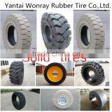 Solid Tire China Airless Tiyre for Sale 6.5-10 10-16.5 20.5-25 12x4 thumbnail-1