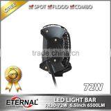 6.5in 72W Quad Row Powersports off Road 4x4 ATV UTV Racing Led Light Bar Driving Lamp thumbnail-5
