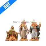 5-Inch 3 Pieces Handmade Painted Resin Christmas Nativities for Sale thumbnail-1