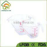 300ML 500ML Plastic Transparent Measuring Cup