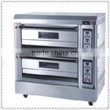 Stainless Steel Commercial 2 Desk Electric Pizza Oven With CE