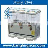 Refrigerated Dispenser White Color 3X18L Juice Dispenser